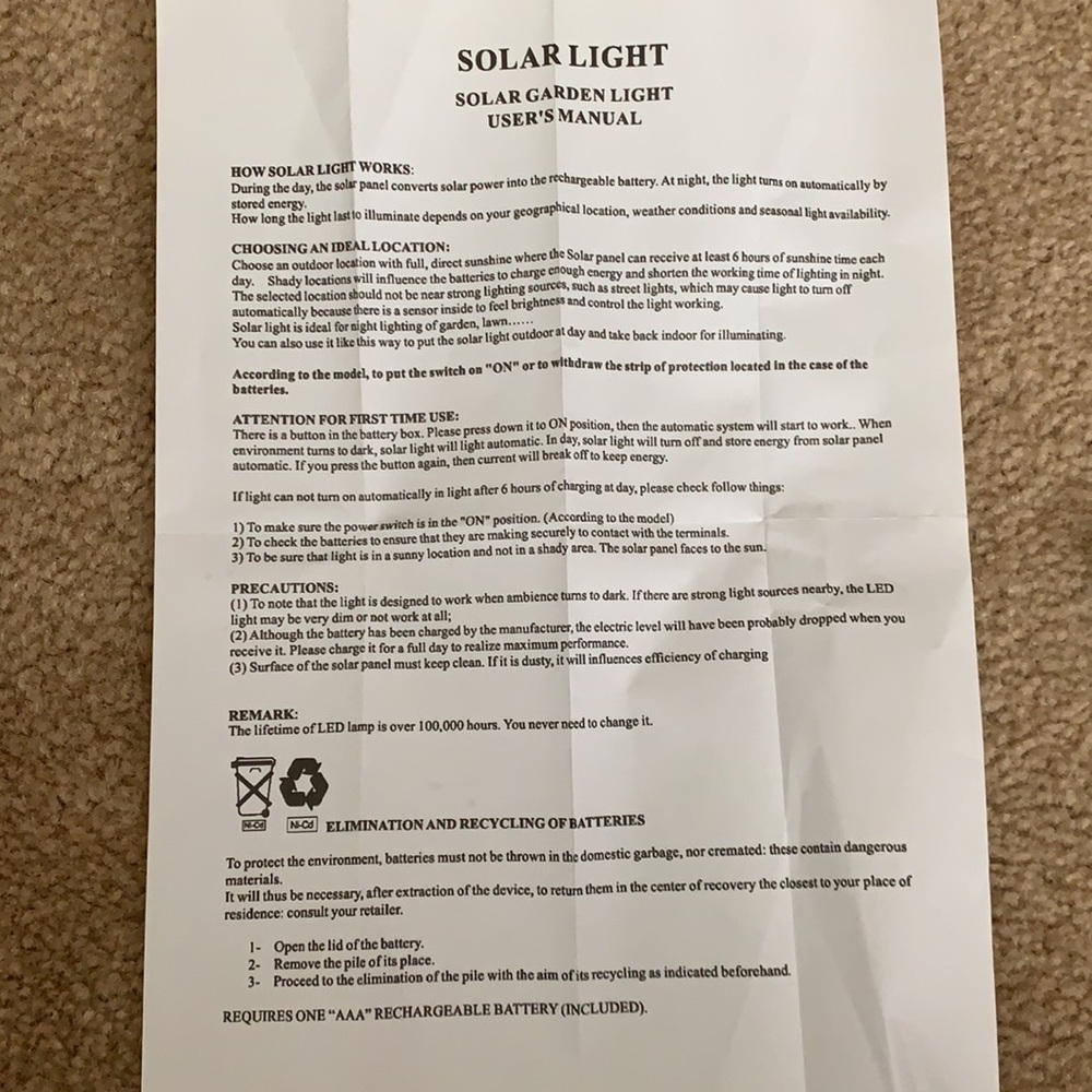 Outdoor solar lights - Picture 5 of 6